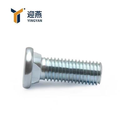 Carbon steel 10B21 Flat Head Square Neck Carriage Bolt For T89 T90 Elastic Pressure Guide Plate
