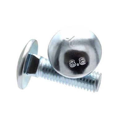 DIN603 ISO8677 Dome Head Square Neck Bolts Mushroom Head Carriage Bolts