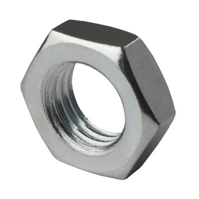 DIN936 EN ISO 4035 Hexagon Thin Nuts Carbon Steel 35K Galvanization Class 8