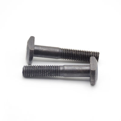 Blacked T Head Bolt Class 4.8 8.8 10.9 Carbon Steel A3 / Q195 / 35K / 40Cr
