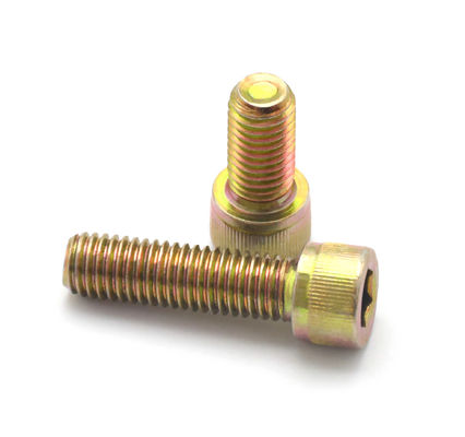 DIN912 UNI 5931 NF E 25-125 AS 1420 Class 8.8 10.9 12.9 Hexagon Socket Head Cap Screws Full Thread Knurled Head Screw