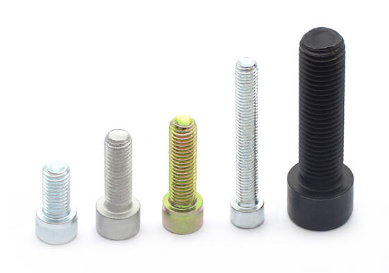 DIN912 UNI 5931 NF E 25-125 AS 1420 Class 8.8 10.9 12.9 Hexagon Socket Head Cap Screws Full Thread Knurled Head Screw