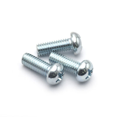 DIN7985 Cross Recessed Raised Countersunk Head Screws Carbon / Stainless Steel 304