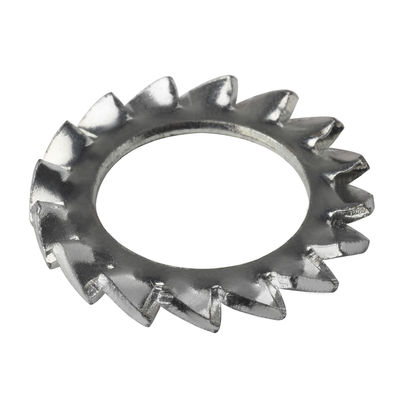 DIN6798 (A) Galvanization / Plain Serrated Lock Washers With External Teeth