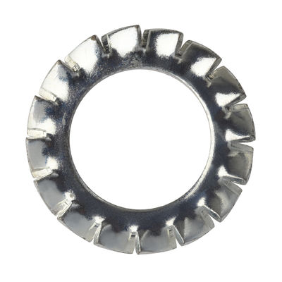 DIN6798 (A) Galvanization / Plain Serrated Lock Washers With External Teeth
