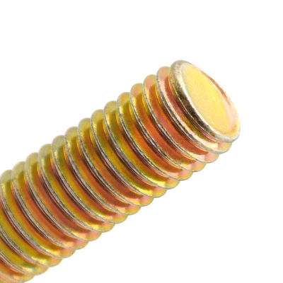 DIN933 ISO4017 EN24017 Hexagon Head Bolts Full Thread Zinc Carbon Steel / Alloy Steel