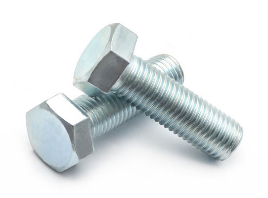 DIN933 ISO4017 EN24017 Hexagon Head Bolts Full Thread Carbon Steel / Alloy Steel