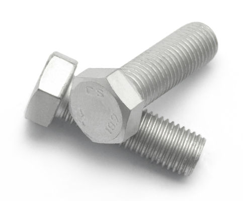 DIN933 ISO4017 EN24017 Hexagonal Flange Bolt Full Thread Dacromet Class 8.8 10.9