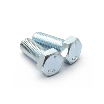 Partially Threaded Galvanized Hexagon Head Bolts DIN931-1 ISO4014 Class 8.8 10.9