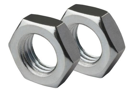 DIN936 EN ISO 4035 Hexagon Thin Nuts Carbon Steel 35K Galvanization Class 8