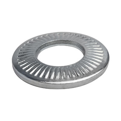 Stainless Steel SUS304 Plain Conical Knurled Spring Washers NF E 25-511