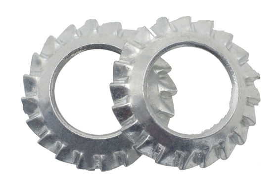 DIN6798 Toothed Lock Washers With Countersunk Type V Galvanization Alloy Steel 65Mn