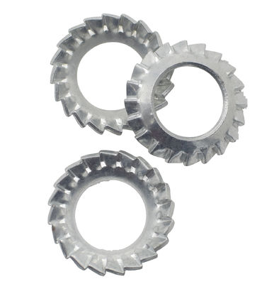 DIN6798 Toothed Lock Washers With Countersunk Type V Galvanization Alloy Steel 65Mn
