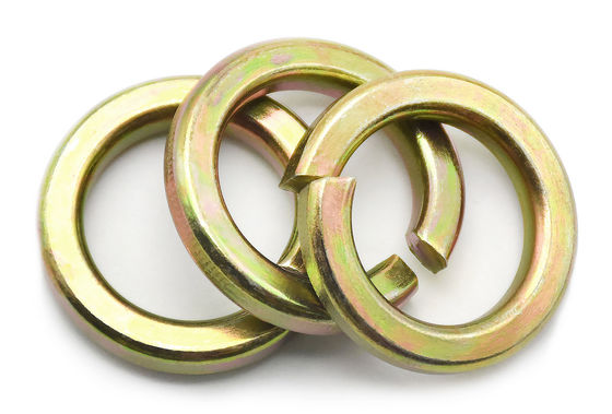 Carbon Steel Galvanization Spring Lock Washers DIN 127 With Square Ends - B Type