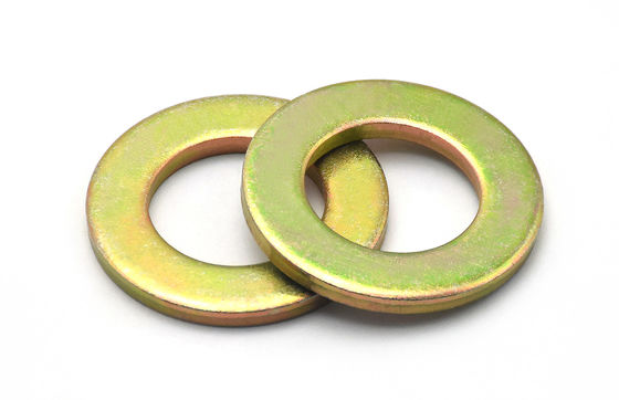 Carbon Steel Galvanization Flat Washer DIN125 Zinc Plated Surface Treatment