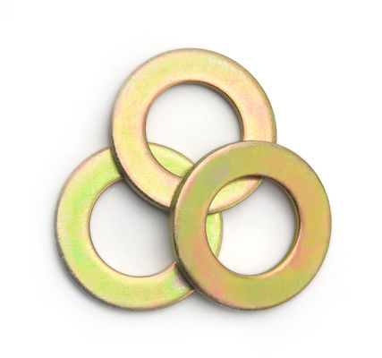Carbon Steel Galvanization Flat Washer DIN125 Zinc Plated Surface Treatment
