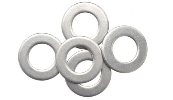 Stainless Steel SUS304 / 316 Plain Flat Washer DIN125 Polishing Surface Treatment