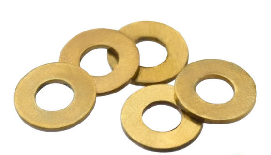 Brass / Copper DIN 125 Washer Polishing Flat Shape Plain Color