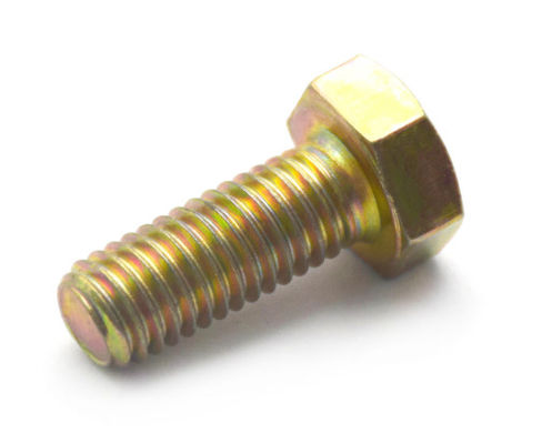 DIN961 EN ISO8676 Zinc Plated Hexagon Head Bolts Grade 4.8 / 6.8 / 8.8 With Fine Pitch Thread