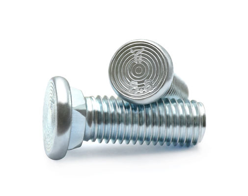 Carbon steel 10B21 Flat Head Square Neck Carriage Bolt For T89 T90 Elastic Pressure Guide Plate