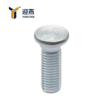 Carbon steel 10B21 Flat Head Square Neck Carriage Bolt For T89 T90 Elastic Pressure Guide Plate