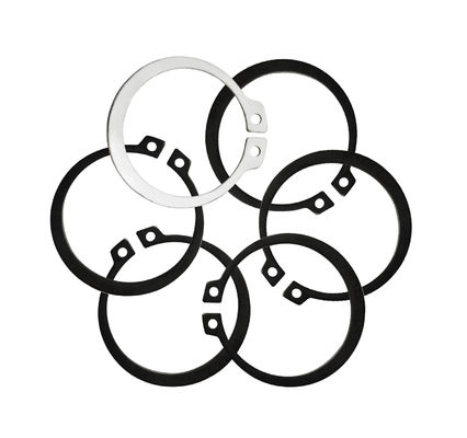 DIN 471 SUS304 / 65Mn Parkerizing Retaining Rings Normal Type For Shafts