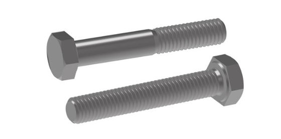 Carbon Steel Q195 Plain Hexagon Head Screws DIN 601 558 EN ISO 4016 4018